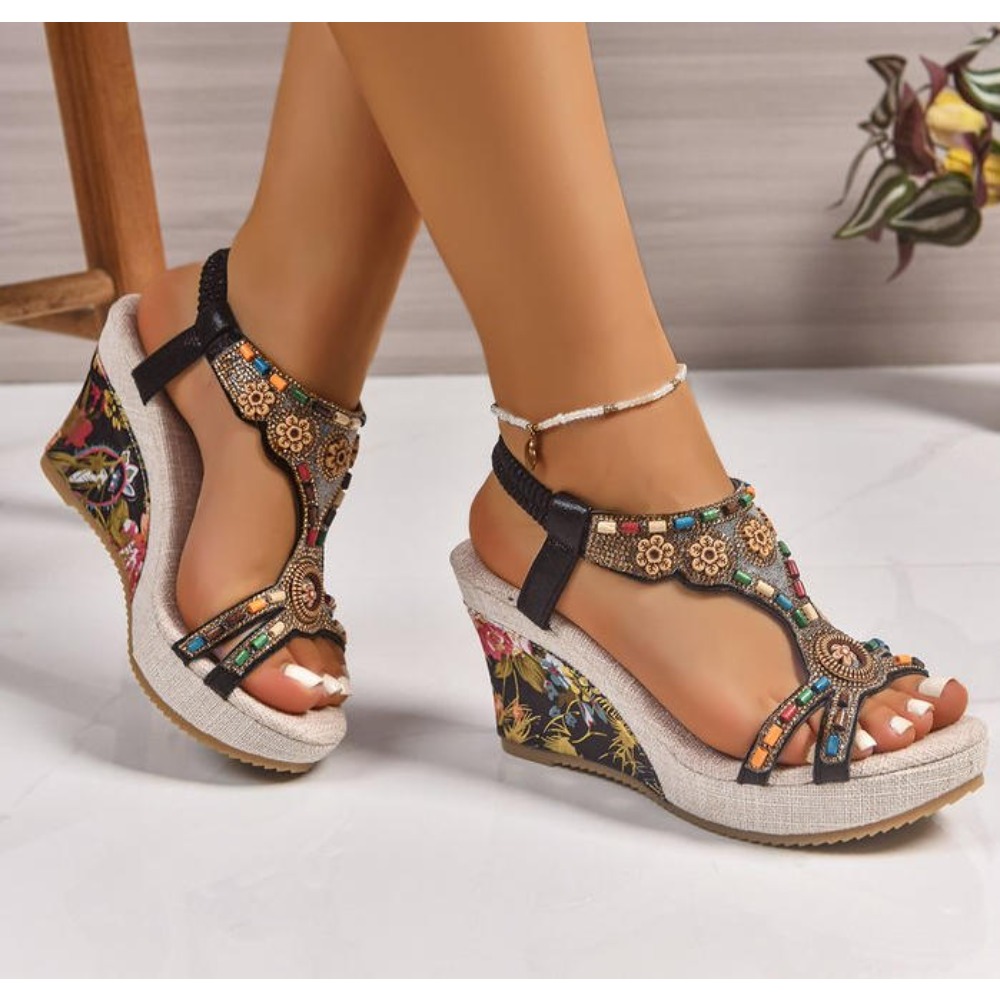 Summer Clothing Stores - Новые женские кожаные летние сандалии на