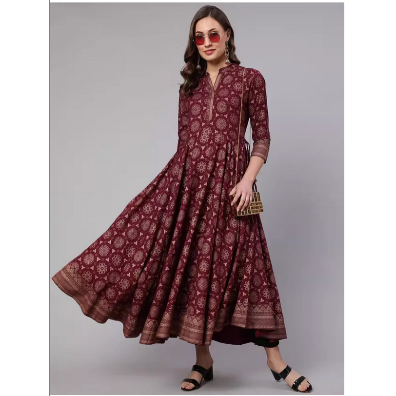 Summer Clothing Pakistan - Коллекция Весна/Лето: Длинное платье в индийском