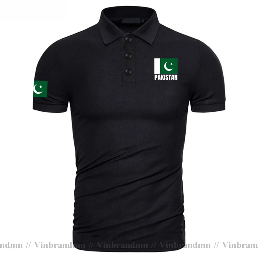 Summer Clothing Pakistan - Рубашки поло Пакистанский национальный флаг Пакистанский
