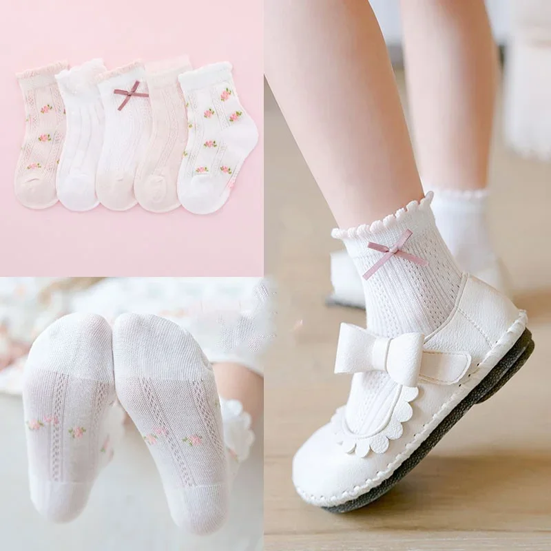 Детские носки, 5 пар/лот, весе – обзор и цена Summer Clothing Baby Girl