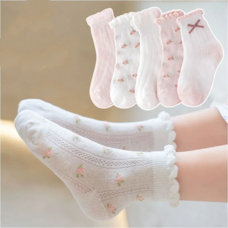 Детские носки, 5 пар/лот, весе – обзор и цена Summer Clothing Baby Girl